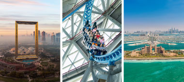 From stunning vistas at View At The Palm to thrilling rides on the Storm Coaster, and iconic views a