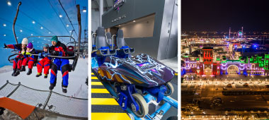 From cultural immersion at Global Village to high-speed excitement on the Storm Coaster, then chill 