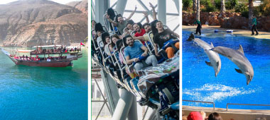 : Explore the wonders of the Dolphinarium, sail through the tranquility of Musandam, and brace for e